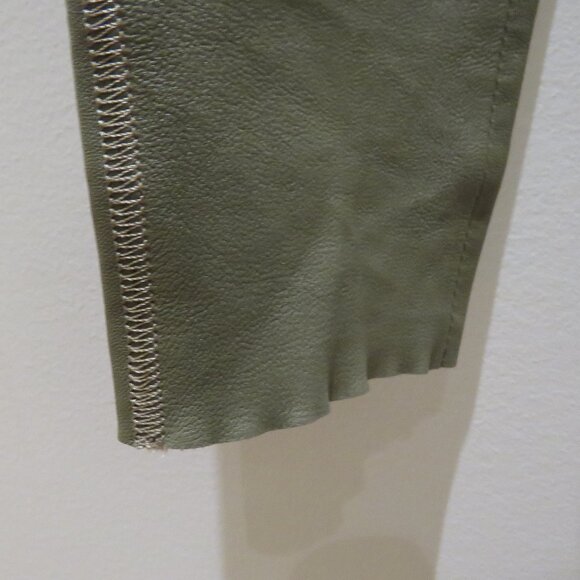 BY MALENE BIRGER Elenaso 100% Lamb Leather Legging Pants in Taupe Quiet Luxury - Picture 6 of 15